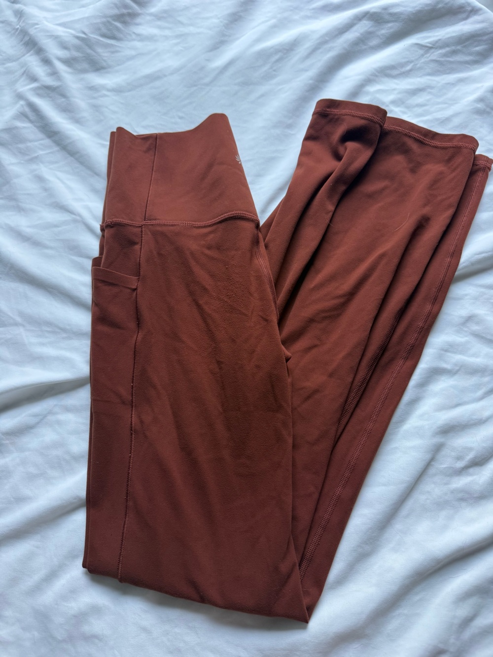 Athleta Salutation Stash Flare Pant - Toasted Brown